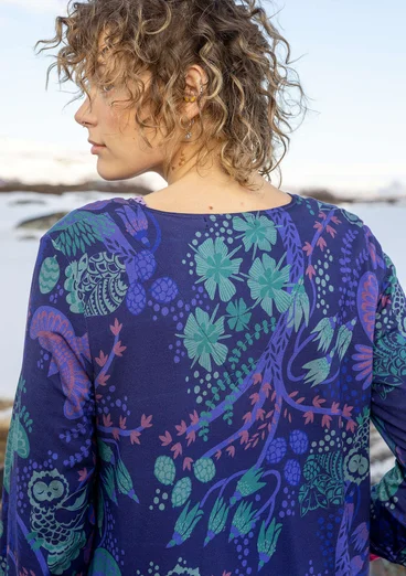 Trikoomekko "Yura" ekologista lyocellia/elastaania - yönsininen