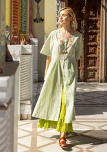 “Summer” woven organic cotton dress - apple green