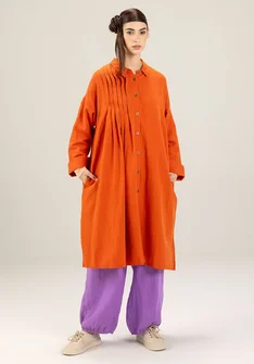 Kangasmekko "Hinata" ekopuuvillaa/pellavaa - greippi