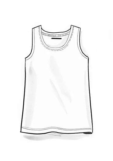 Trikootoppi ekopuuvillaa - leimu