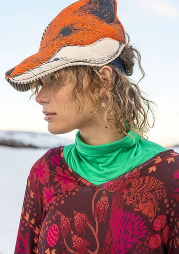 Robe "Yura" en jersey de lyocell biologique/élasthanne - aubergine