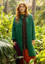 Tricot jasje "Galapagos" van biologisch katoen - flessengroen