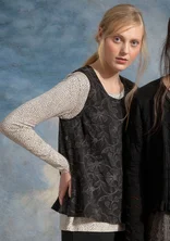 Tricot top "Runa" van biologisch katoen - zwart