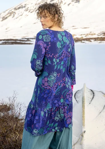 Trikoomekko "Yura" ekologista lyocellia/elastaania - yönsininen