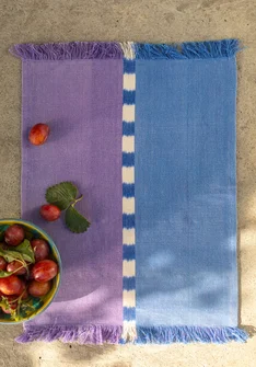 Pöytätabletti "Ira" ekopuuvillaa - merensininen