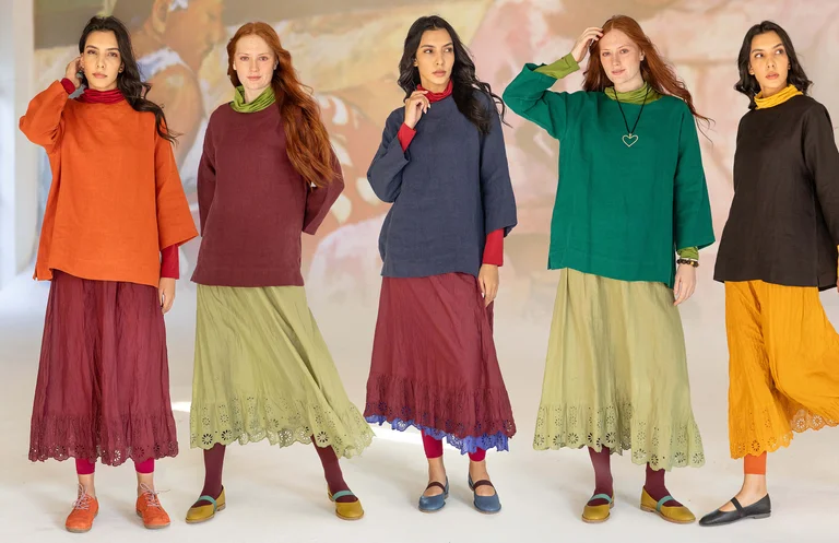 “Azores” linen blouse