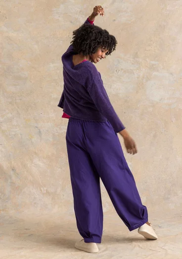 Trøje i alpakamiks - nattehimmel/meleret