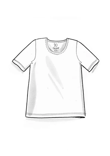 Trikoopusero ”Theia” ekopuuvillaa/elastaania - höyhen