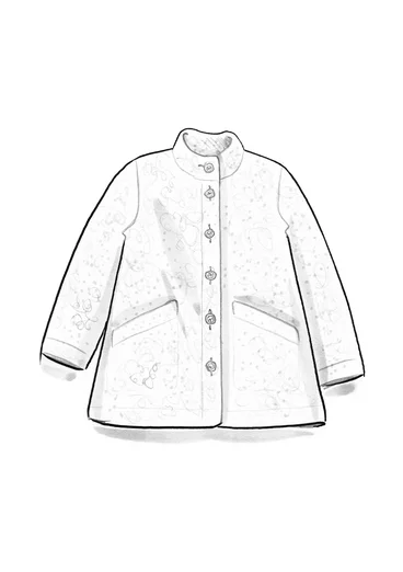 Neuletakki villabukleeta - greippi/meleerattu