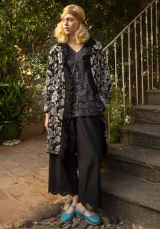 Gilet "Nectar" en coton biologique - noir