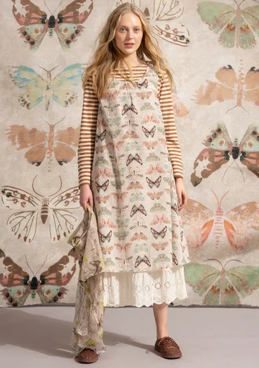 “Fjäril” organic cotton dress - feather
