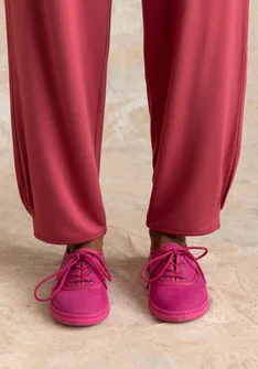 Kangaskengät ”Bianca” ekopuuvillaa - vaalea syklaami