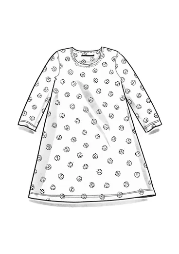 Tunique "Ton" en jersey de coton biologique - vanille