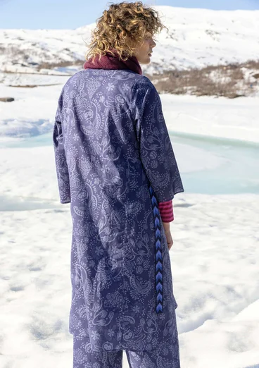 Robe "Denali" en coton biologique tissé - bleu nuit