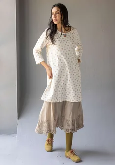 Trikootunika "Ton" ekopuuvillaa - vanilja