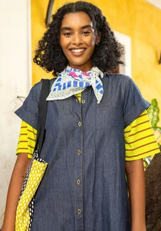 Kangasmekko "Ines" ekopuuvillaa - tumma indigo