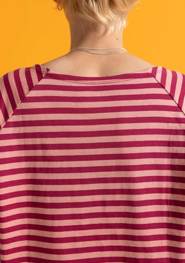 Perusraitapusero ekopuuvillaa - syklaami/kirsikankukka