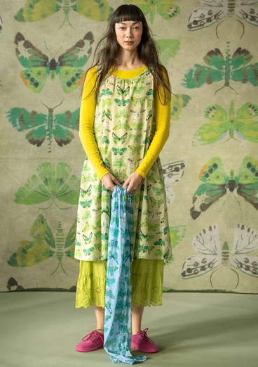 “Fjäril” organic cotton dress - apple green