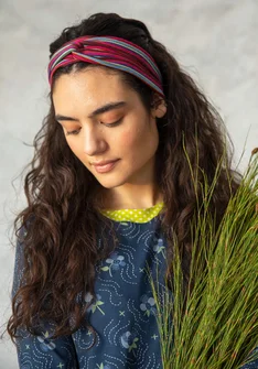 “Andes” knitted organic/recycled cotton belt - multicoloured