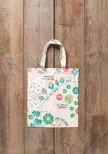 Tas S van biologisch katoen - multicolour