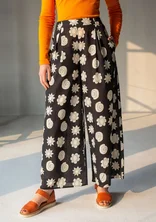 Pantalon à motif "1964" en coton biologique - noir