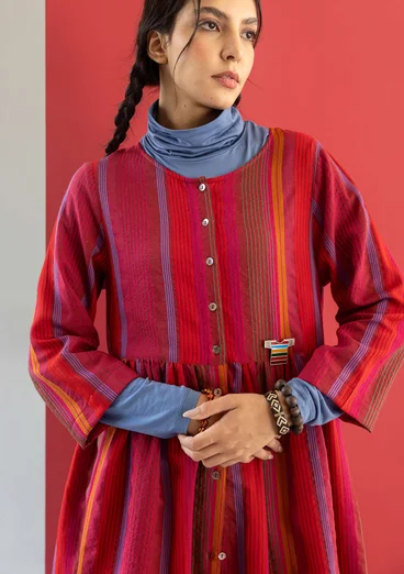 Kangasmekko "Ketchi" villaa/puuvillaa - granaattiomena