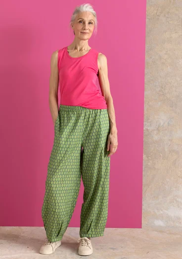 Trikootoppi ekopuuvillaa - leimu