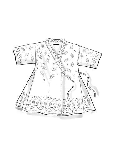 “Create” cotton kimono - ecru