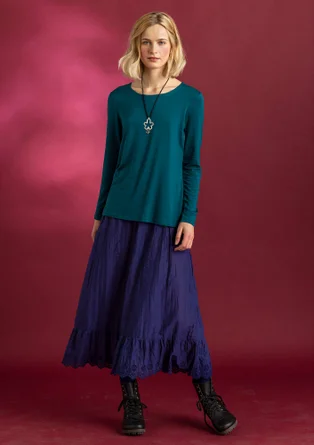 Woven organic cotton underskirt - violet