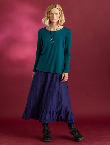 Woven organic cotton underskirt - violet