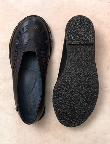 Chaussures ¨Lily¨ en cuir nappa - noir
