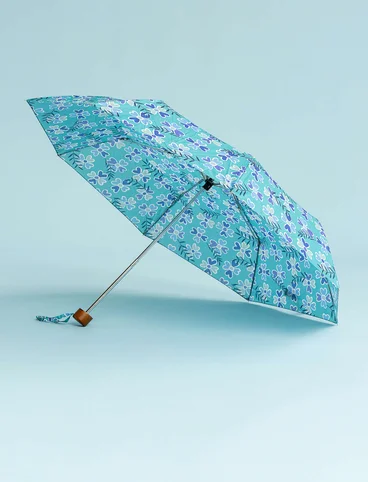 Paraplu "Peggy" van gerecycled polyester - aquagroen