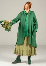 Woven “Olivia” dress in organic cotton - green sea glass