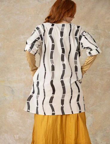 “Väst” woven tunic in organic cotton - svart0SL0