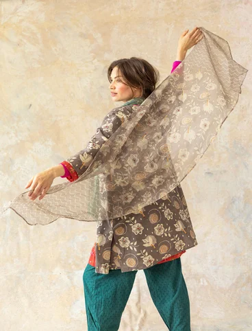 “Kamala” shawl in cotton/silk - kashish