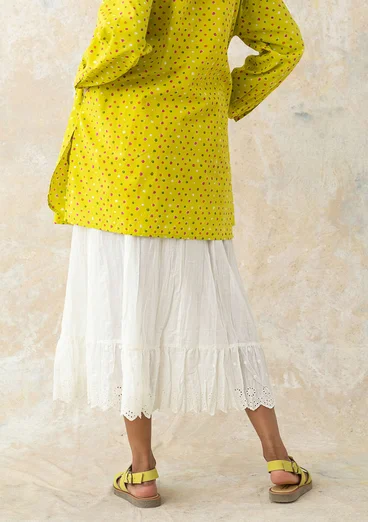 Woven organic cotton underskirt - ecru