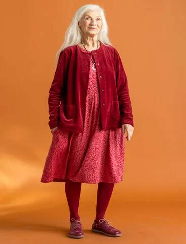 Robe « Helga » en jersey de lyocell/élasthanne - corail/motif