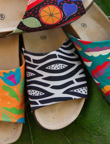 Sandales "Botswana" avec semelle en liège - coquillage
