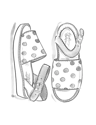 Sandaler i nappa  - sort