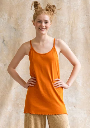 Organic cotton tank top - masala