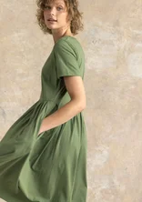 “Himla” organic cotton jersey dress - rosemary