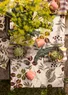 “Olives” tablecloth in organic cotton (natural One Size)