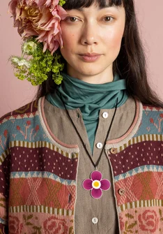 Collier "Ulla" en argent - cerise