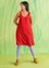 “Tilde” sleeveless jersey dress in lyocell/spandex (bright red/patterned S)