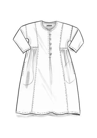 Kleid „Hedda“ aus Bio-Baumwollgewebe - veilchen