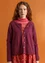 Organic wool cardigan (burgundy XL)