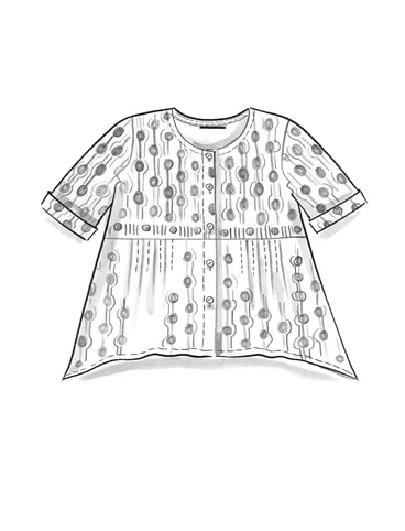 Bluse „Zazu“ aus Öko-Baumwolle - schwarz