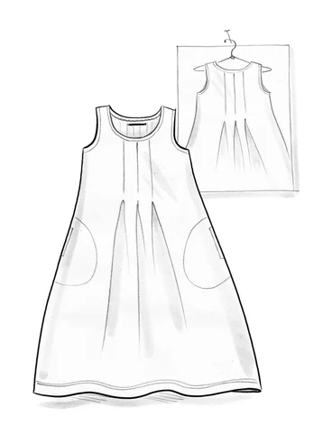 Jersey dress in organic cotton/modal - nectar