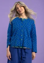 Dotted organic cotton cardigan - safirbl