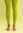 Ensfarvede leggings i genanvendt polyamid - asparges